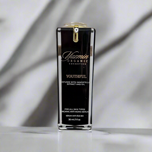 Youthful serum bottle